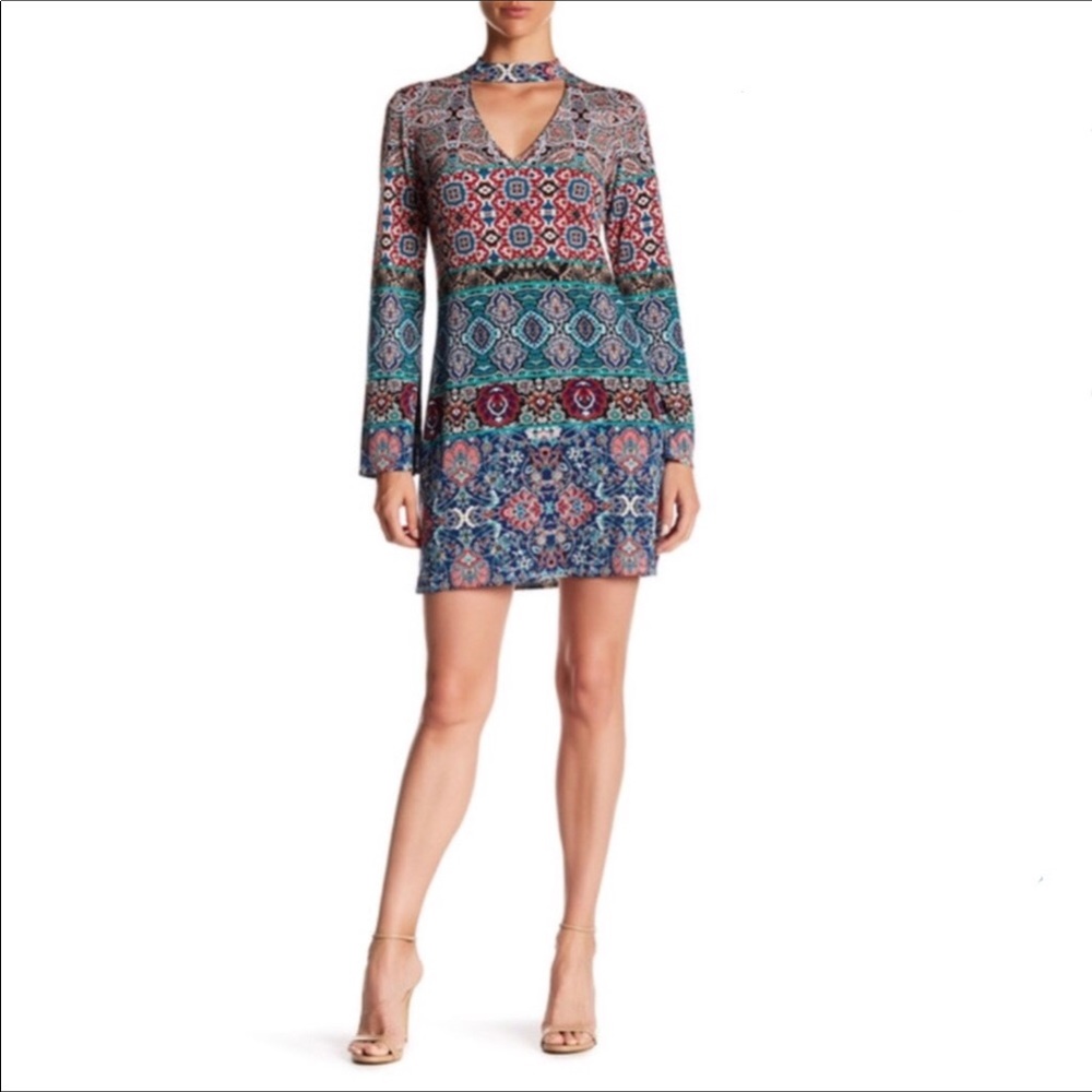 Laundry by Shelli Segal Printed Boho Dress